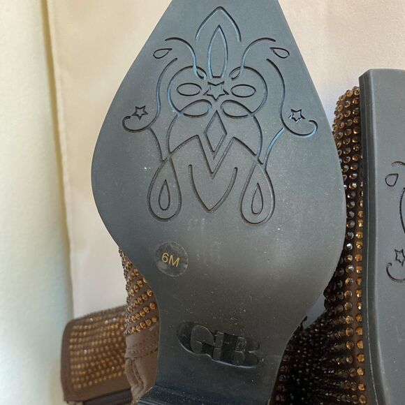 GB
Star-Crossed Rhinestone Stretch Western Booties - Picture 7 of 11